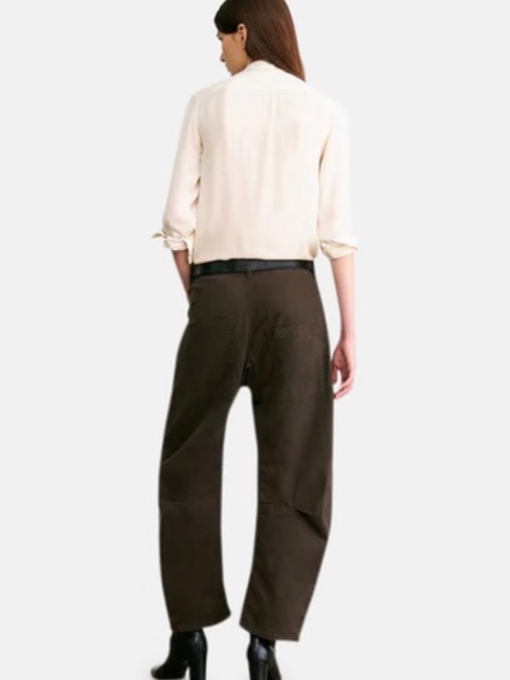 Nili Lotan Shon Pant Espresso - Picture 3 of 4